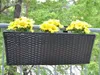 Elegant Einrichten | Pflanzkübel | Polyrattan | rechteckig Produktbild-Vorschau 1