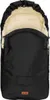 A black winter footmuff for a stroller or buggy, shown from the front. Náhľad obrázku produktu