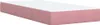 vidaXL Boxspringbett mit Matratze Rosa 100x200 cm Samt Produktbild-Vorschau 6
