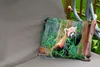 MuchoWow® Outdoor Kissen - Roter Panda - Bambus - Grün - Produktbild-Vorschau 2