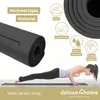 deluxe4home® Yogamatte Gymnastikmatte Schwarz I e NBR Produktbild-Vorschau 3
