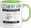 Country-Fan Und Prinzessin Tasse Geschenk Für Eine Produktbild-Vorschau 1