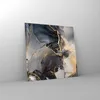 Bilder auf glas - Einteilig - Dunkel Abstraktion Gold - Produktbild-Vorschau 4