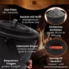 BLACK OAK Ascheeimer SANTORINI 25L – Set mit Schaufel & Produktbild-Vorschau 3