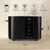 GOURMETmaxx : Grille-pain à fentes courtes pour 2 tranches Voir les images du produit 7