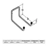 Wandhaken 80x120x50mm Werkzeughalter Gerätehalter Garage Produktbild-Vorschau 2