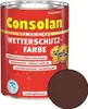 Consolan Wetterschutzfarbe 2,5 l Braun Deckend Außen Dauer Produktbild-Vorschau 13