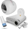 A white automatic cat litter box and its accessories are displayed against a white background. Anteprima dell’immagine prodotto
