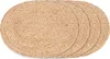Set di 4 tovagliette Bombay ovali, colore naturale. Anteprima dell’immagine prodotto 1