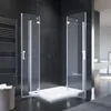 A modern bathroom with a glass shower enclosure. Anteprima dell’immagine prodotto