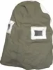 A close-up view of a green and white sandblasting hood with two clear viewing windows. Náhled obrázku produktu