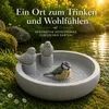 XL Vogeltränke mit Deko-Vögeln Ø34 cm – Vogelbad & Produktbild-Vorschau 4