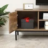 HOMCOM Meuble TV meuble télé bois banc TV pour téléviseur Voir les images du produit 8