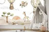 Muralo Vlies Fototapete für Kinderzimmer TIERE Bäume Produktbild-Vorschau 8