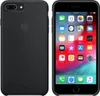 A black iPhone 7 Plus/8 Plus case shown from the back and front. Voir les images du produit