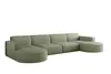 Kaiser Möbel Ecksofa Designer MODENA U XL stoff Dicker cord Produktbild-Vorschau 2
