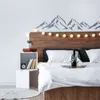 Bordüre Schablone zum Malen 21x45 cm, Berge Gipfel Klettern Produktbild-Vorschau 2