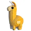 Eugy 3D-model van een wild dier, lama, kartonnen Productafbeelding-voorbeeld 1