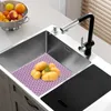 Silikonová čtvercová podložka pod dřez fialová 34,5*34,5 cm Náhled obrázku produktu 4