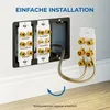 deleyCON Multimedia Lautsprecher Wanddose 7.1 Surround Produktbild-Vorschau 2