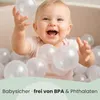 50 Bälle für Bällebad 5,5cm Babybälle Plastikbälle Baby Produktbild-Vorschau 3