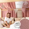 Hausbett Himmel Gold aus Musselin - 2er-Set für Kinderbett Produktbild-Vorschau 2