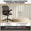 Bürostuhl ergonomisch, 90–110° Rückenlehne, 90° Armlehnen Produktbild-Vorschau 7