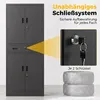 HOMCOM Metallschrank 180 cm, abschließbare Türen, Produktbild-Vorschau 6