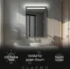 Badspiegel mit Beleuchtung 60x140 cm Tiana - Vertikal Produktbild-Vorschau 1