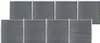 Gartenzaun WPC 1391x186 cm Grau Produktbild-Vorschau 1
