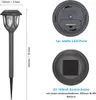 Product details and dimensions of a solar garden light. Produktbild-Vorschau