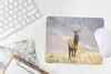 MuchoWow® Mauspad Mousepad Hirsche - Berge - Gras 23x19 cm Produktbild-Vorschau 6