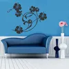 Wandtattoo - Wandaufkleber - Wandtattoo "Hibiskus Swirl" - Produktbild-Vorschau 1