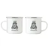 Weltbester Papa Emaille Tasse SW Spruch Löwenpapa Vatertag Produktbild-Vorschau 3