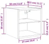 VidaXL 836973, Biały, Drewno, 300 mm, 285 mm, 300 mm Podgląd zdjęcia produktu 8