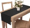 Tischläufer aus Velours 40 x 220 cm Schwarz Produktbild-Vorschau 3