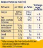 A nutritional information table for a food product. Produktbild-Vorschau