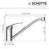 GENUA Spültischarmatur Niederdruck, Chrom Produktbild-Vorschau 3