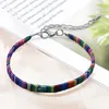 Geflochtenes Armband, Bohemian-Stil, gewebt, verstellbar, Produktbild-Vorschau 5