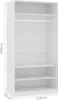 vidaXL Kleiderschrank Weiß 100×50×200 cm Holzwerkstoff Produktbild-Vorschau 7