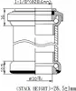 NECO H845 schwarz AHEAD 1-1/8”x34x30 Satz Produktbild-Vorschau 2