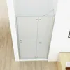 75 x 197 cm Duschabtrennung Duschwand Scharniertür Dusche Produktbild-Vorschau 3