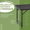 Outsunny Table de jardin rectangulaire camping pour 4 Voir les images du produit 4