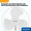 Exquisit Stand-Ventilator, 40 cm Durchmesser, 60-125 cm Produktbild-Vorschau 5