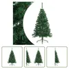 A green artificial Christmas tree with a stand, shown from multiple angles in separate frames, and a close-up of its branches. Náhľad obrázku produktu