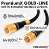 Premium X 2m Sat-Kabel – Satelliten-Kabel, Antennenkabel, Produktbild-Vorschau 2