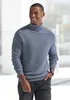 H.I.S. Rollkragenpullover blau Größe L Produktbild-Vorschau 4