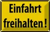 vianmo Blechschild 20x30 cm Einfahrt freihalten Warnschild Produktbild-Vorschau 1