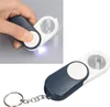 Loupe de poche 10x avec double lentille, pliable, pratique, Voir les images du produit 11