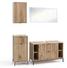Set di mobili da bagno Vicco Eliza Quercia vichinga 4 Anteprima dell’immagine prodotto 1